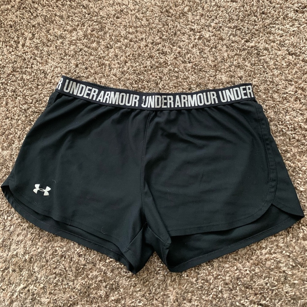 Black under armor shorts